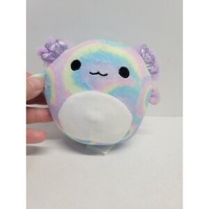Squishmallows 5 Inch Axolotl Pastel Tie Dye Plush Kellytoy 2022 Sparkle Gills